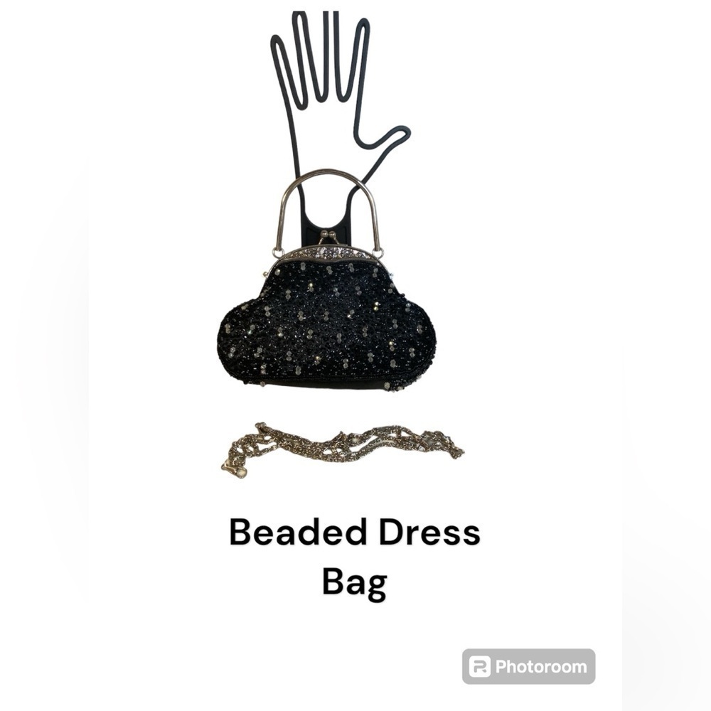 Elegant Beaded Dress Bag GUC